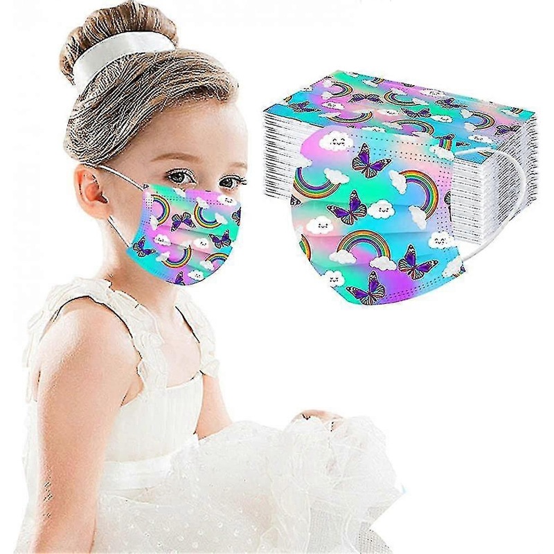50 Pieces Mouthguard Kids Disposable 3-ply Cute Printed Mouth Nose Guard Cover | Fruugo SG