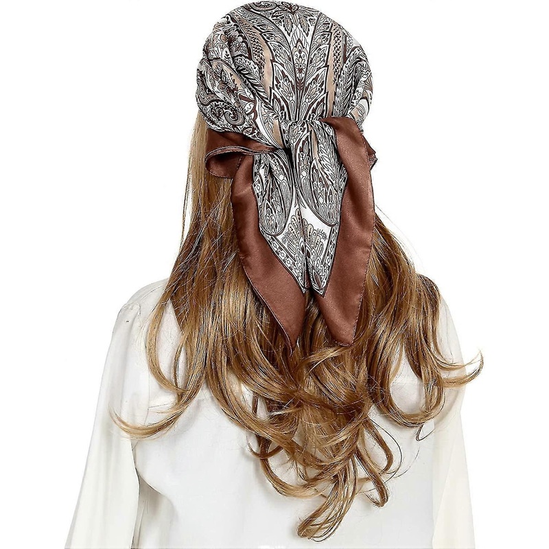 Head Scarf Like Satin Silk Hair Wrap For Sleeping Square Olaof Scarf Bandana Neckerchief Olaof Scarfs For Women 70 Cm | Fruugo SG