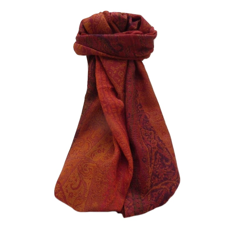 Muffler Scarf 6753 in Fine Pashmina Wool Heritage Range by Pashmina & Silk | Fruugo SG