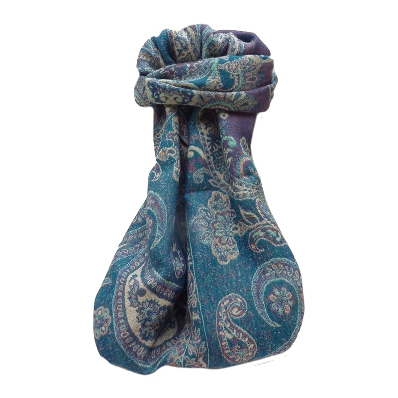 Muffler Scarf 7699 in Fine Pashmina Wool Heritage Range by Pashmina & Silk | Fruugo SG