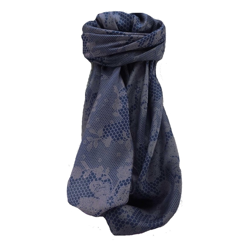 Mulberry Silk Contemporary Square Scarf Floral F246 by Pashmina & Silk | Fruugo SG