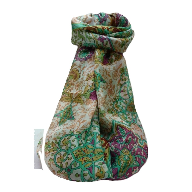 Mulberry Silk Traditional Long Scarf  Kareena Copper by Pashmina & Silk | Fruugo SG