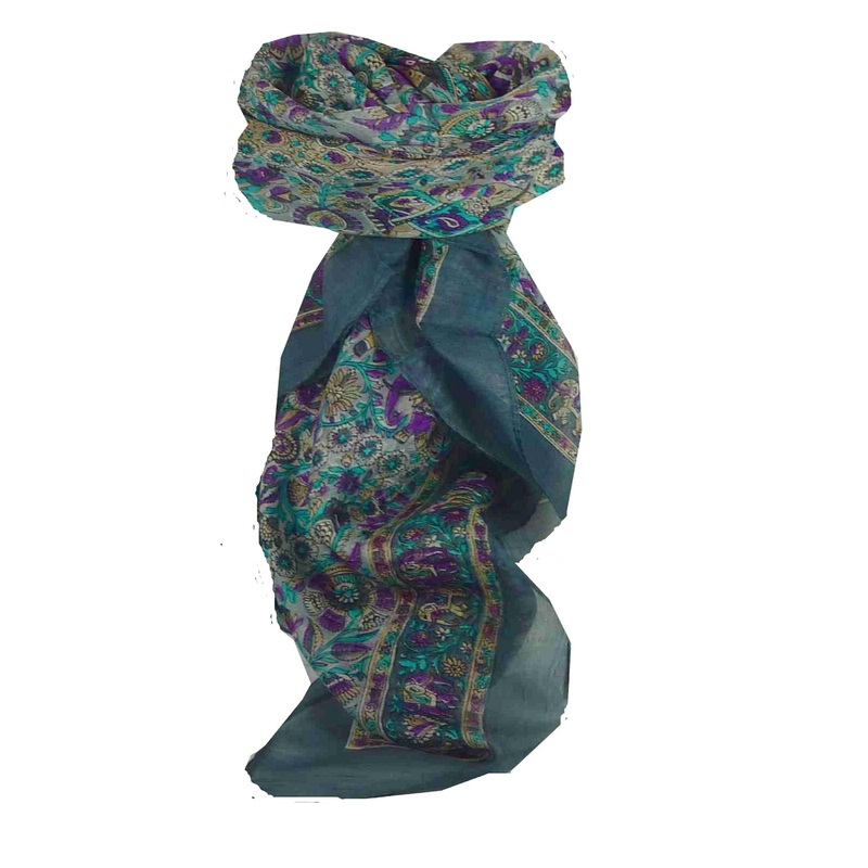 Mulberry Silk Traditional Square Scarf Har Pearl by Pashmina & Silk | Fruugo SG