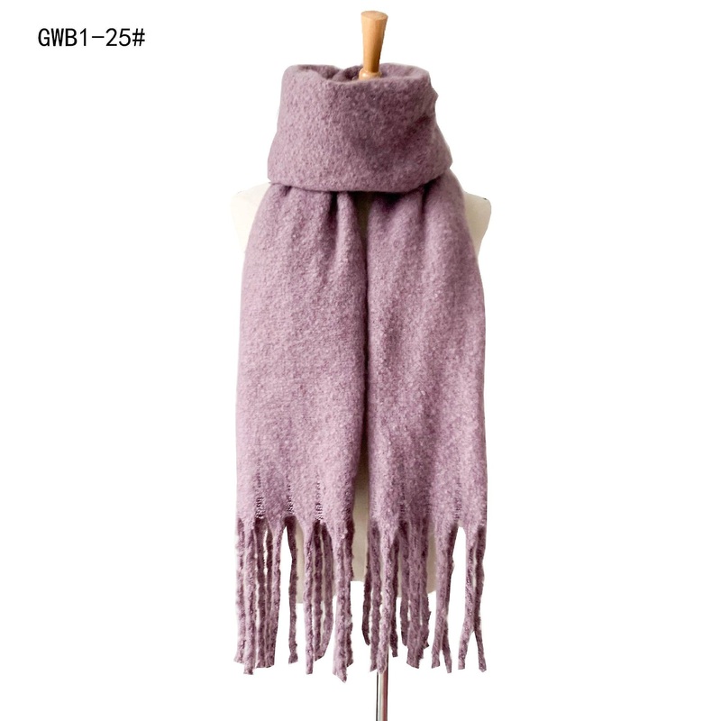 Season New Thick Tassel Circle Sand Solid Color Scarf Women’s Thickened Men’s Shawl | Fruugo SG