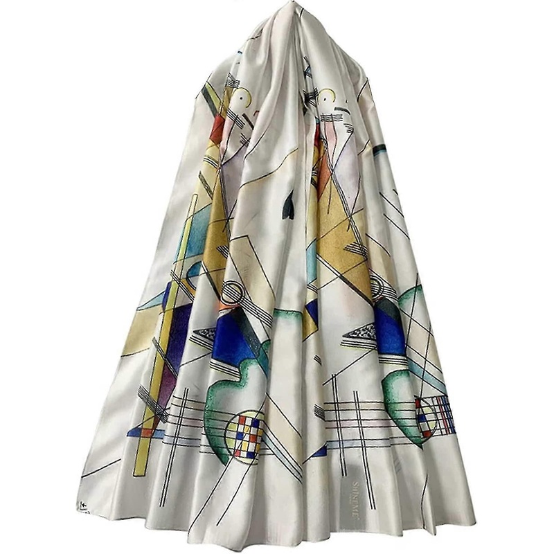 Silk Feeling Painting Based Summer Olaof Scarf | Fruugo SG