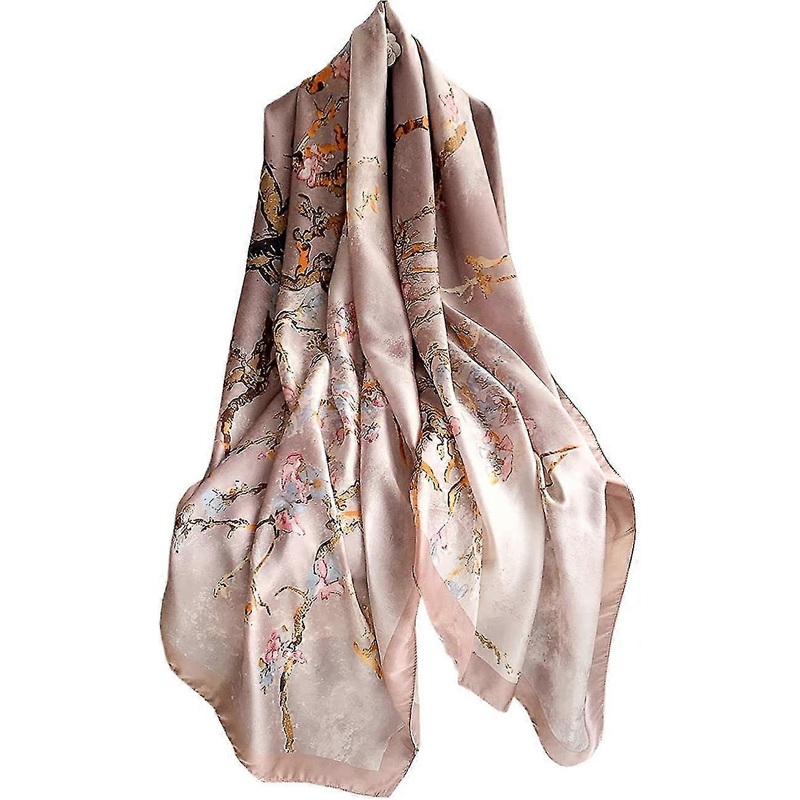 Silk Scarf For Women Lightweight Satin Shawls And Wraps Fashion Elegant Ladies Olaof Scarfs Gifts | Fruugo SG
