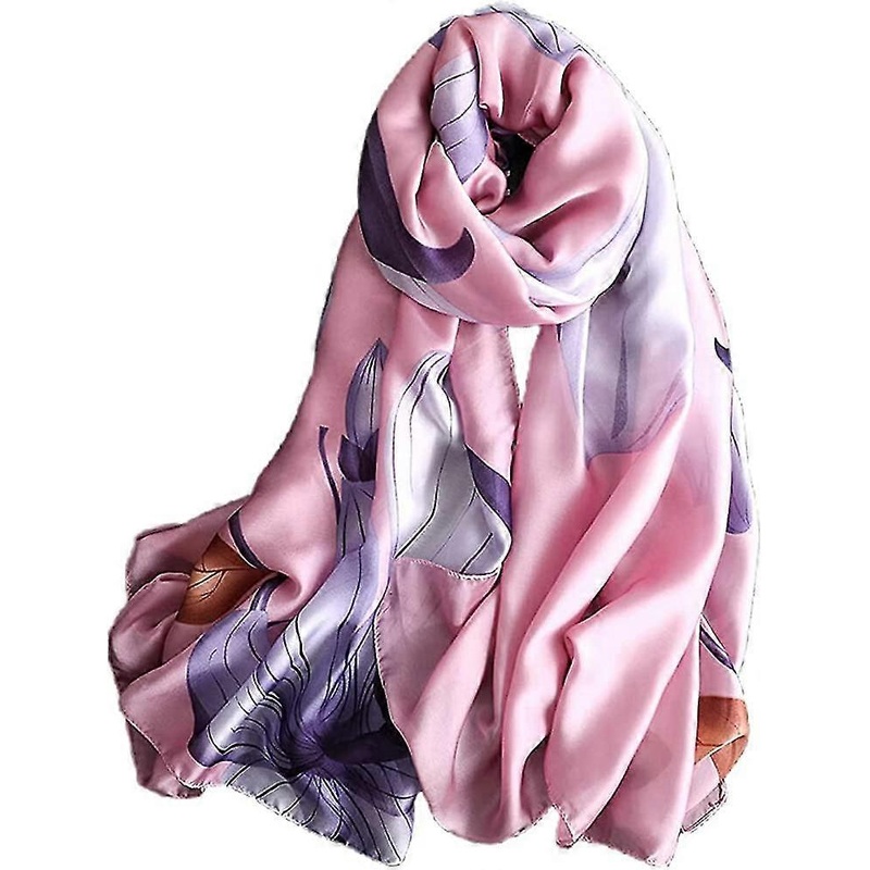 Silk Scarfs For Women Lightweight Fashion Ladies Scarves Satin Shawl Wrap | Fruugo SG