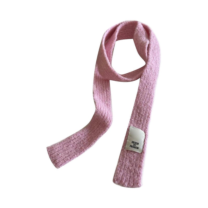 Solid Color Scarf for Teens Girls Winter Breathable Scarf for Students Camping Shopping Dopamine Styling Taking Photo  Pink | Fruugo SG
