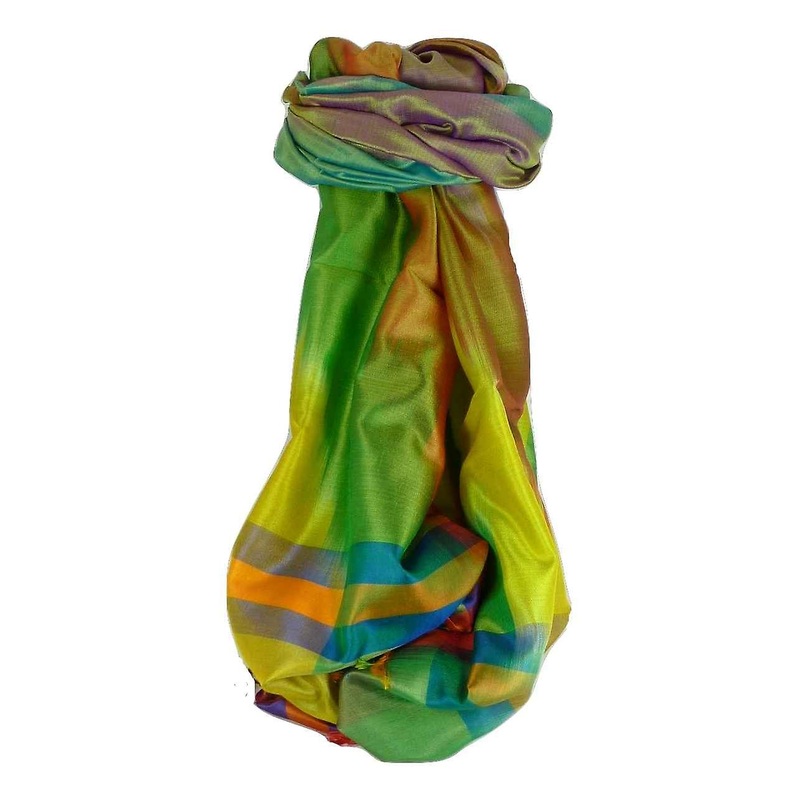 Varanasi Ekal Premium Silk Long Scarf Heritage Range Persad 6 by Pashmina & Silk | Fruugo SG