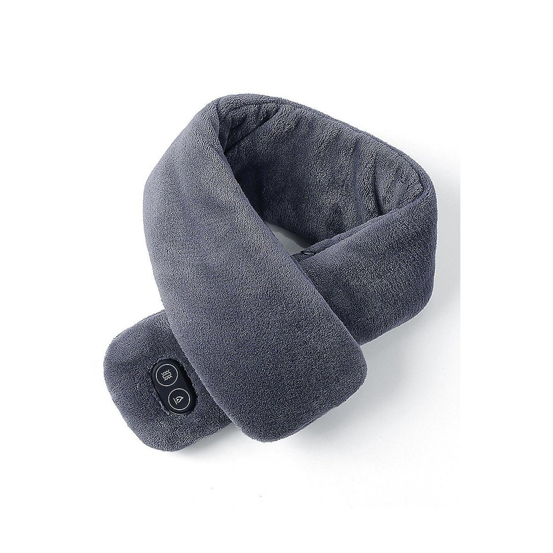 Winter Solid Color Smart Heating Massage Scarf Couple Usb Electric Heating Neck Warmer Mink Fur Scarf For Men | Fruugo SG