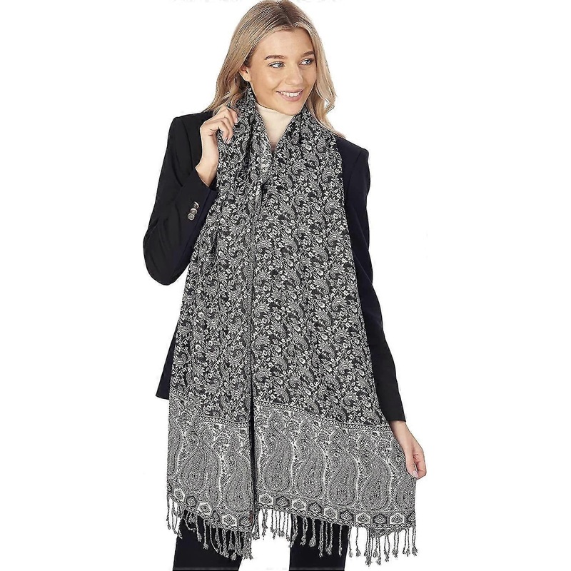 Women’s Paisley Pashmina Scarves Utterly Chic And Versatile Olaof Scarf | Fruugo SG