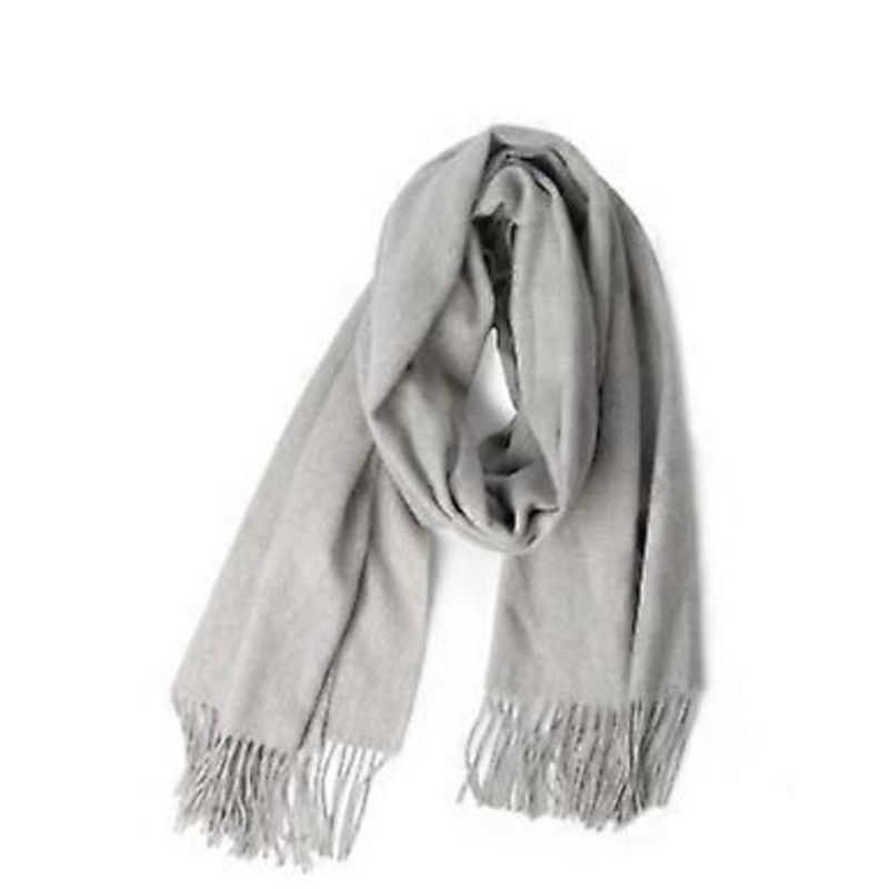 1PCS Light Grey Imitation Cashmere Neutral Winter Solid Color Scarf, 190CM*32CM | Fruugo SG