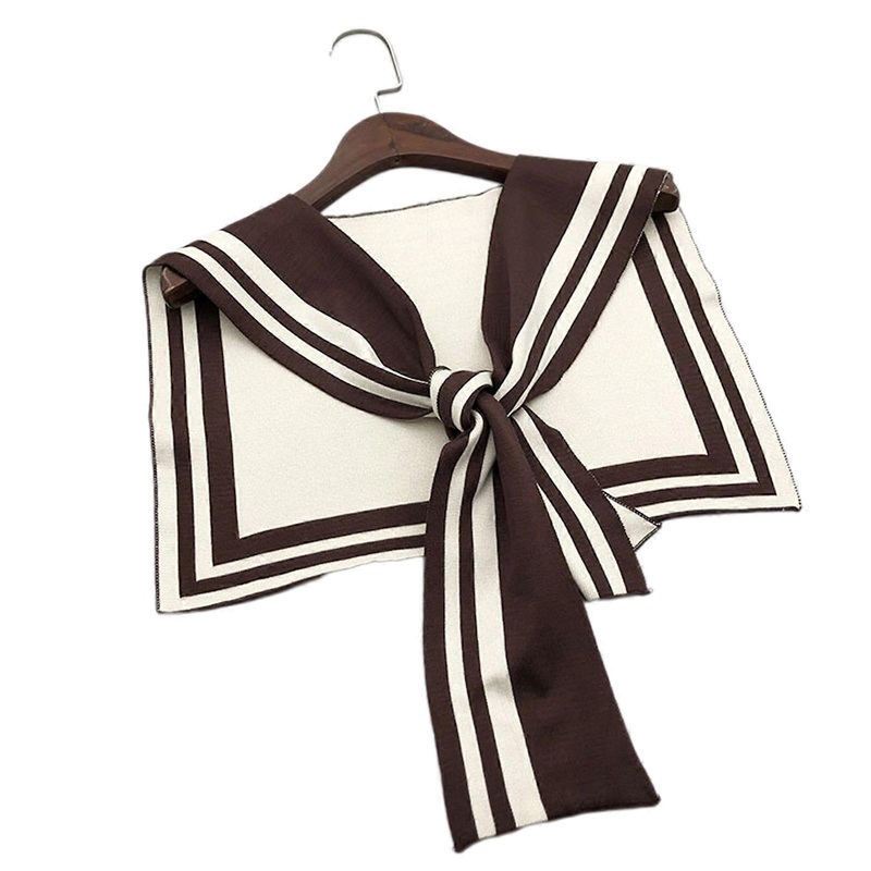 Acrylic Fibres Cardigan for Cold Winter Warm Thick Wrap Soft Scarves Navy Style Fake Collar Cape for Ladies Girlfriend  khaki | Fruugo SG