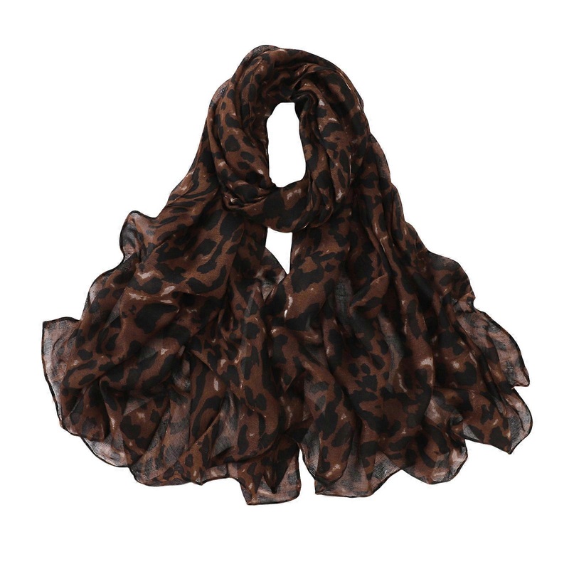 Fashion Leopard Printed Scarf Shawl Sun Protections Neck Wear Shawl Shoulder Wrap for Women Girls Elegant Lady  No. 4 | Fruugo SG