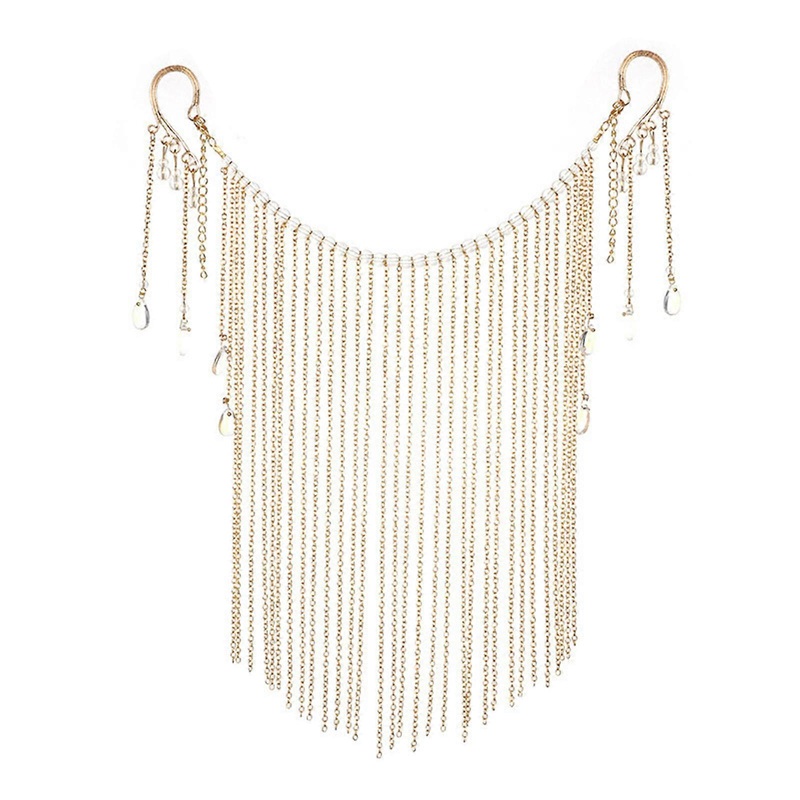 Fashion Tassel Veil Masquerade Mask Chain Dance Performance Accessories Hair Ornament Face Curtain for Woman Wedding  GD | Fruugo SG