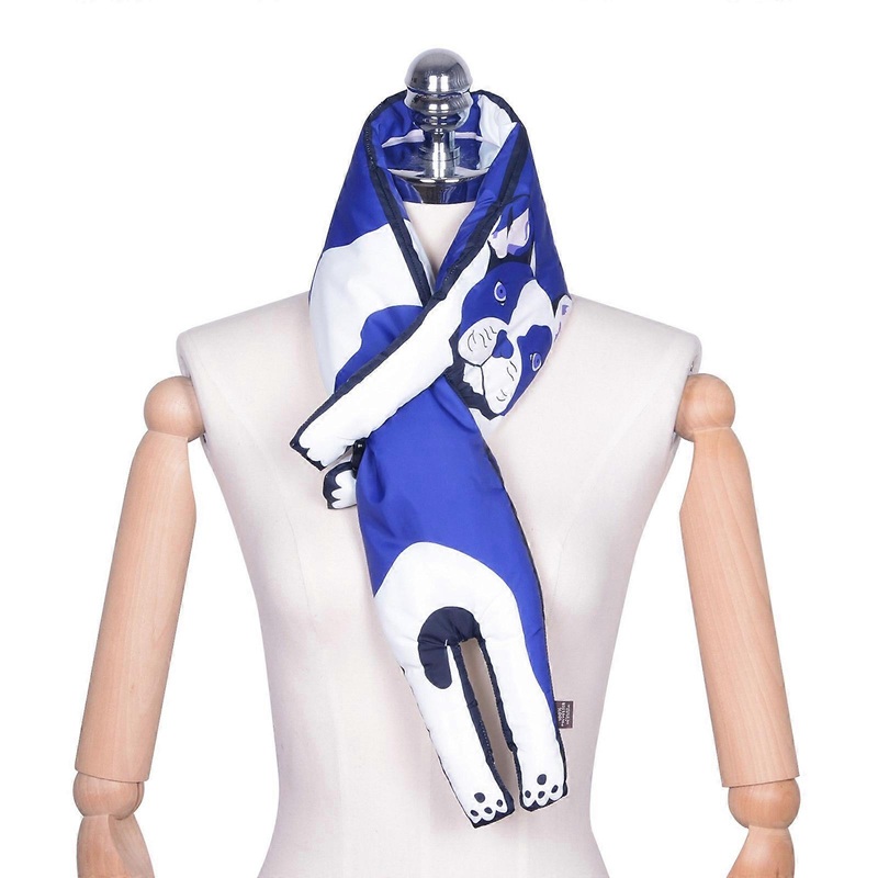 Feathered Fabric Scarf for Women Soft Thick Cartoon Down Neck Scarf Neck Warmer Teens Winter Outdoor Activity Neck Wrap  blue white | Fruugo SG