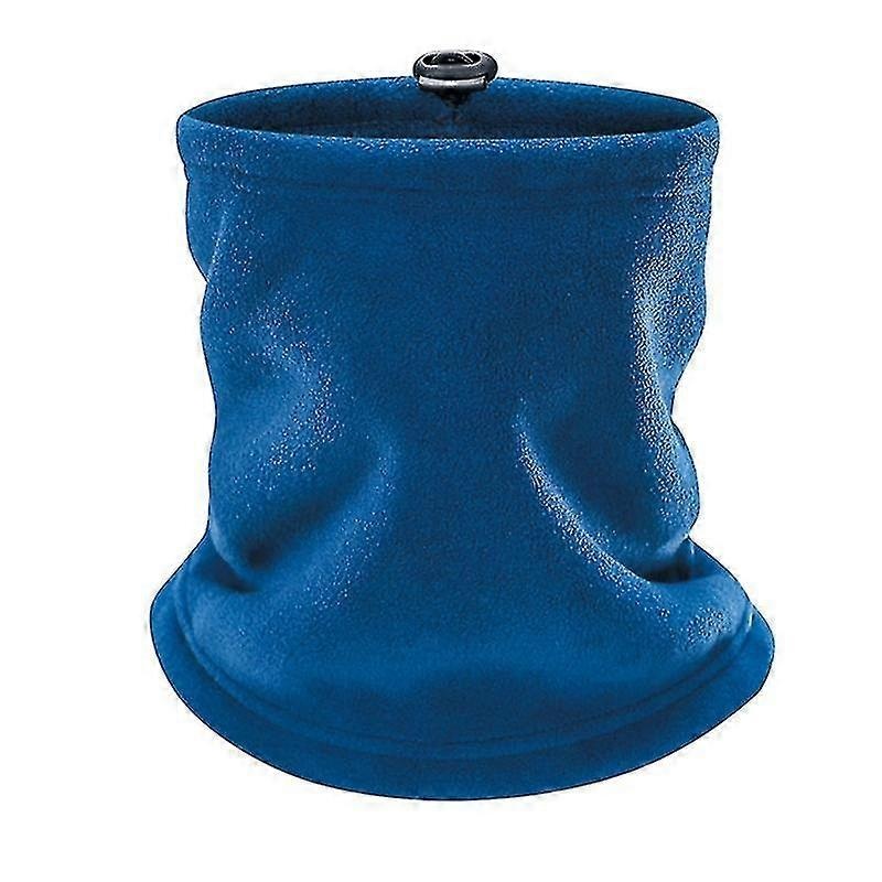 Fleece Neck Gaiter Multi-functional Drawstring Design Soft Neck Gear For Outdoor Qinhai(color:blue) | Fruugo SG