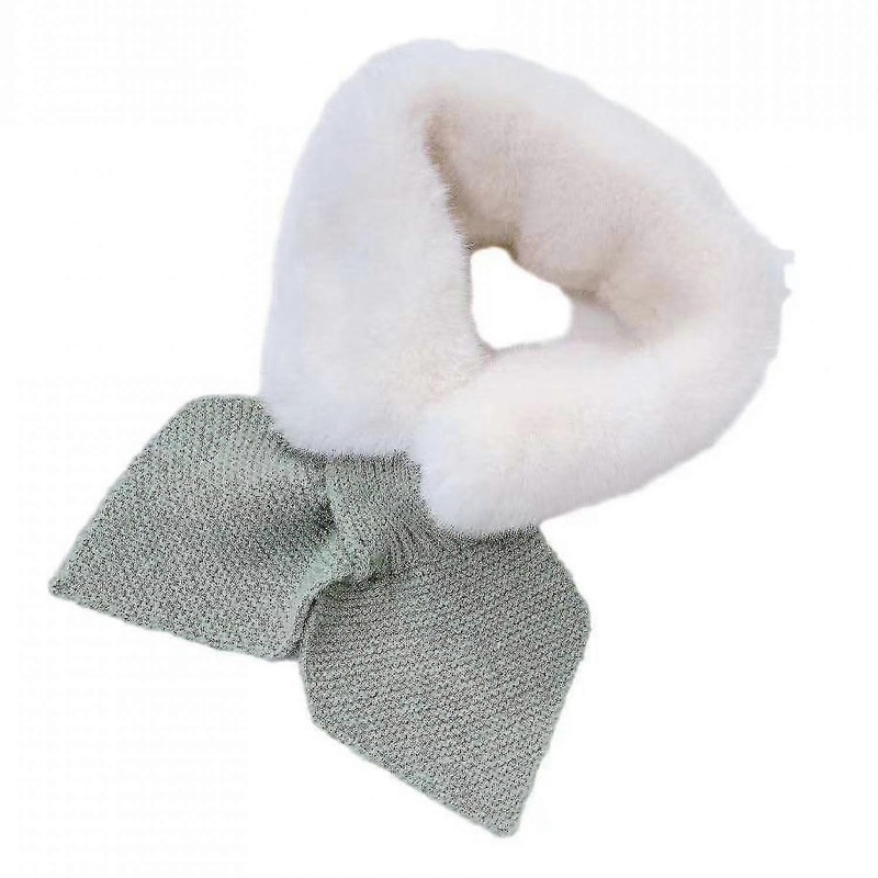 Kids Scarf Faux Fur Girls Baby Winter Collar Neck Plush Fishtail Cross, Soft And Comfortable, Skin-friendly And Breathable. | Fruugo SG