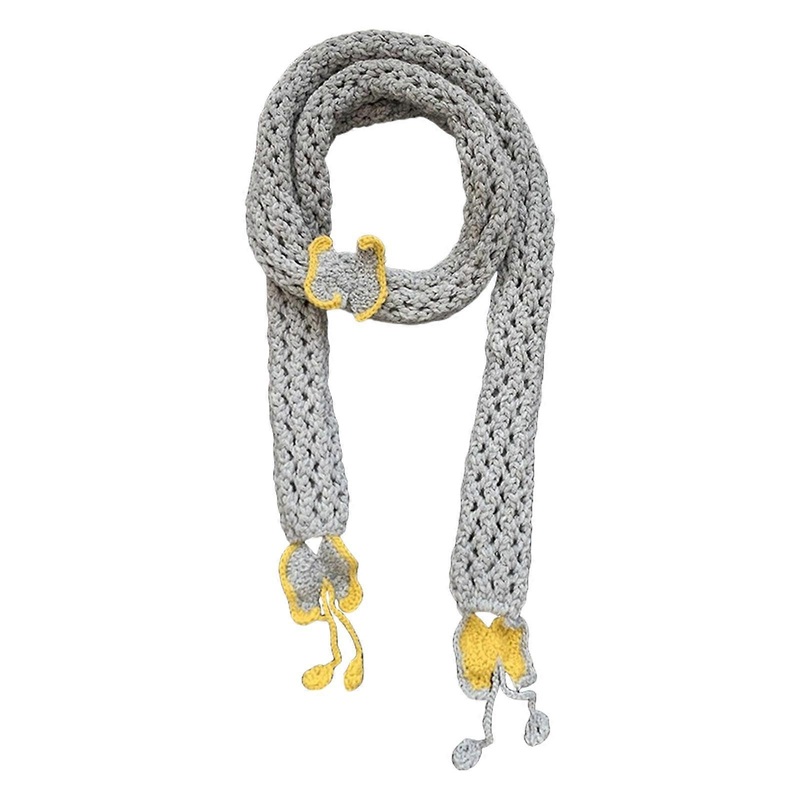 Knit Skinny Scarf For Women Neckerchief Hangbag Handle Wrap for Women Handbag Wrap Handle Belt Choker  Gray | Fruugo SG