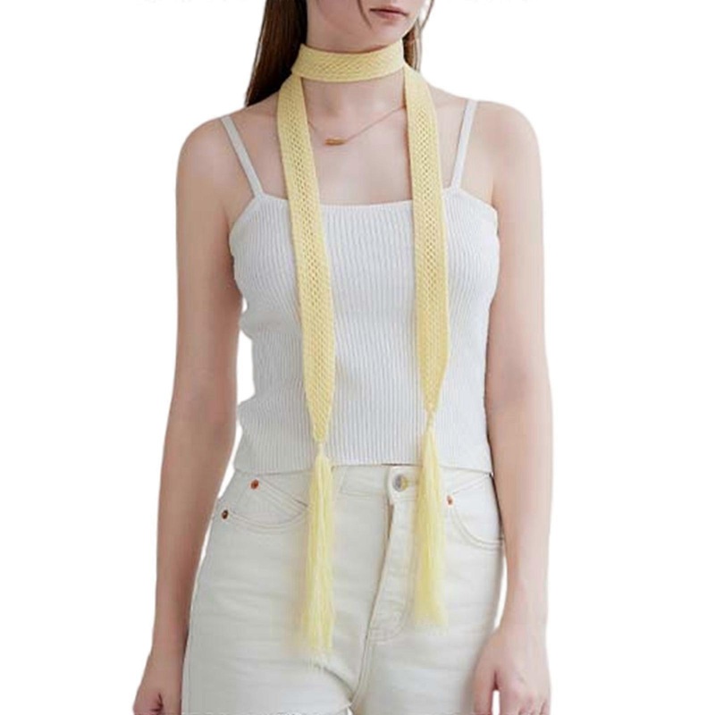 Spiciness Girls Scarf Narrow Scarf Fashion Personality Scarf Women Accessory for Everyday Elegances  Wheat color | Fruugo SG