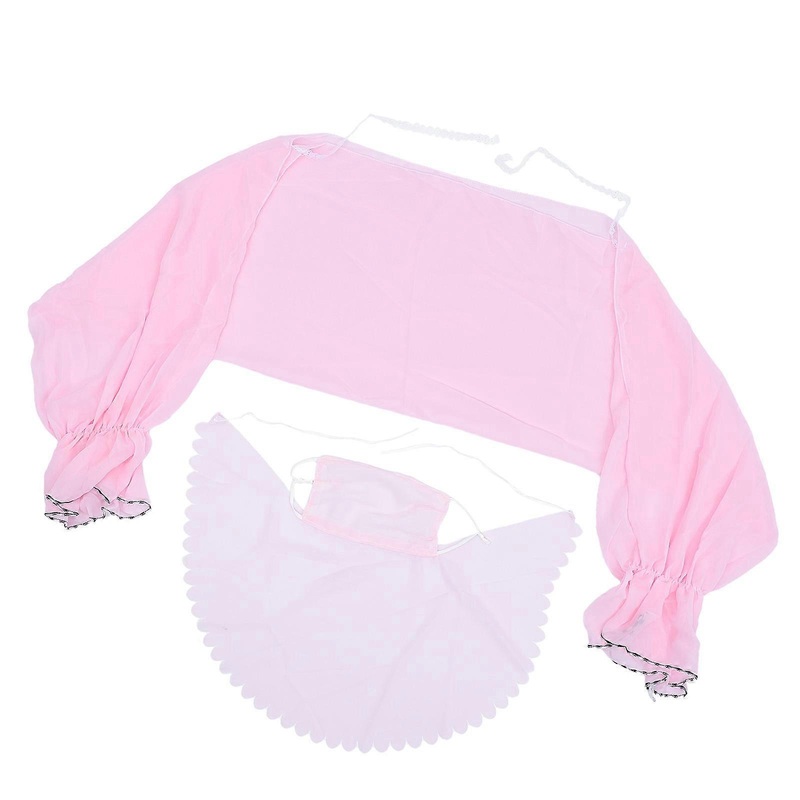 Sun Protection Covers Sunscreen Shawl Indoor Wear Outdoor Wear Summer Use Pink 150X30X1CM Chiffon Sun Protection 1Set | Fruugo SG
