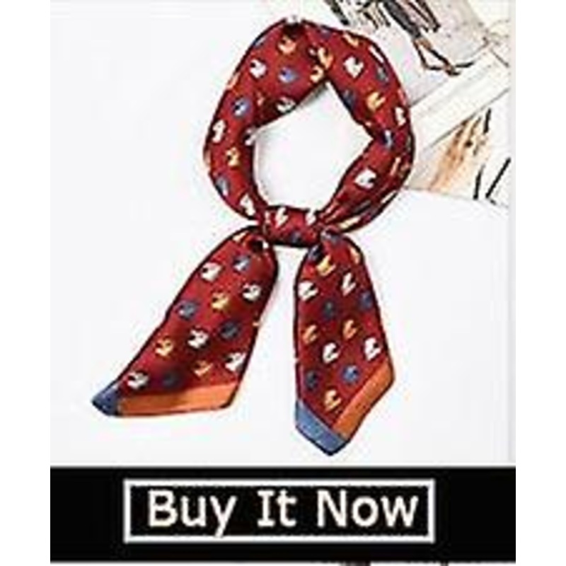 70X70cm Women Multifunction Polyester Silk Scarf Elegant Stripes Printed Casual Satin Small Square Wraps Scarves Shawl | Fruugo SG
