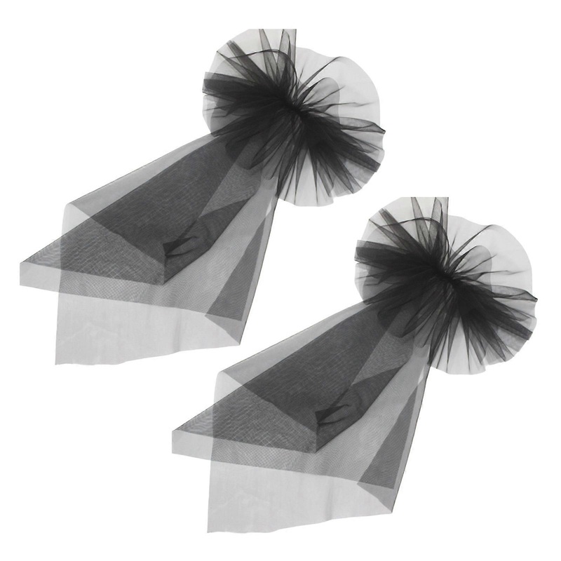 Elegant Women Bridal Shrug Shoulder Corsage Wedding Bridal Shinning Shoulder Flower Elegant Banquets Shawl with Trailing  black 1pair | Fruugo SG