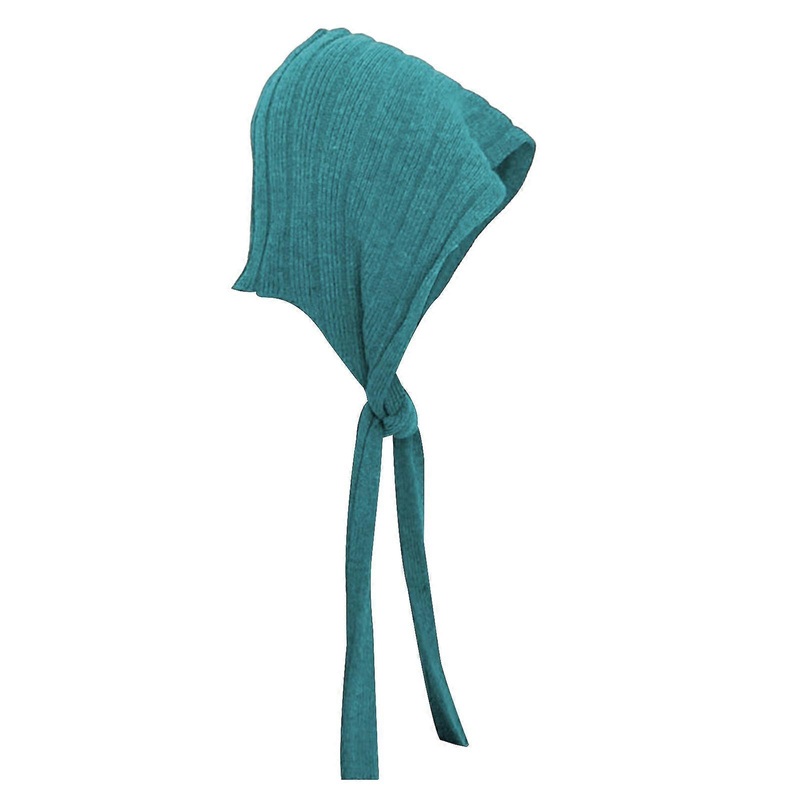 Lace Up Shawl Hat Fashion Knitted Scarf Hat Teens Girl Headwear Women Warm Balaclava with Ear Covering French Headpiece  peacock blue | Fruugo SG