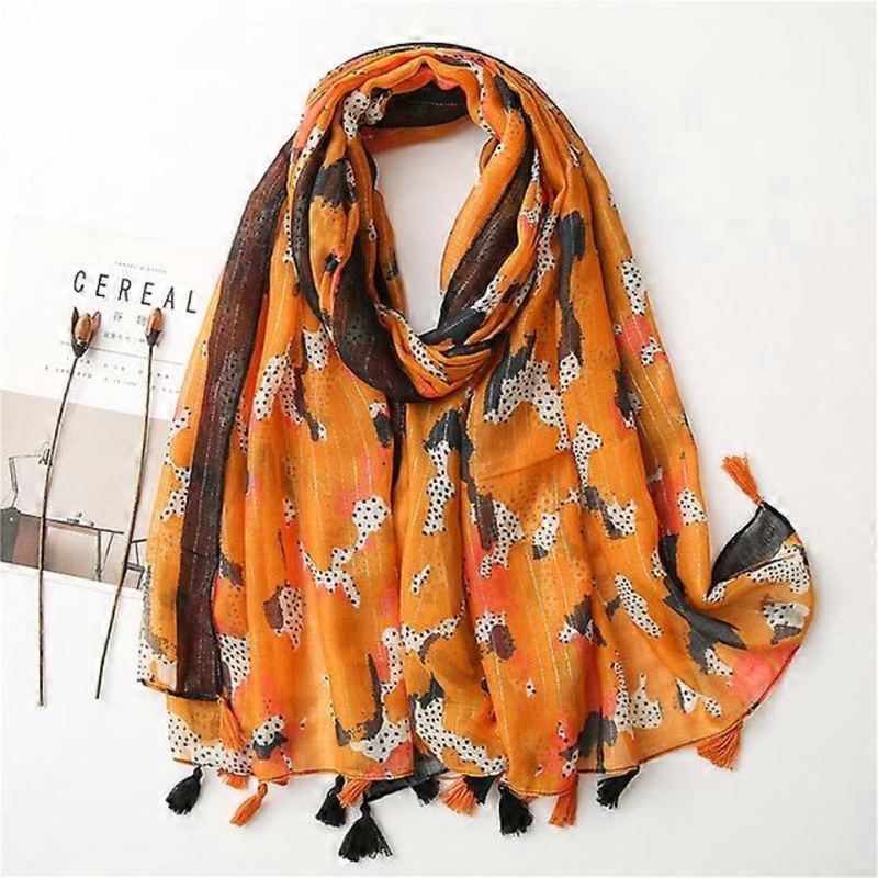 Luxury Brand Cotton Scarf Women Large Shawls Wrap Fashion Pashmina Hijab Echarpe Beach Printt Scarves Female Foulard Pareo | Fruugo SG