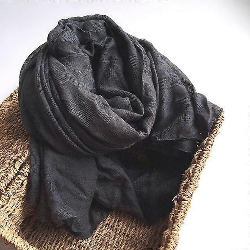 solid colour scarfs for ladies big size 150*190 woman hijab  turban for women | Fruugo SG