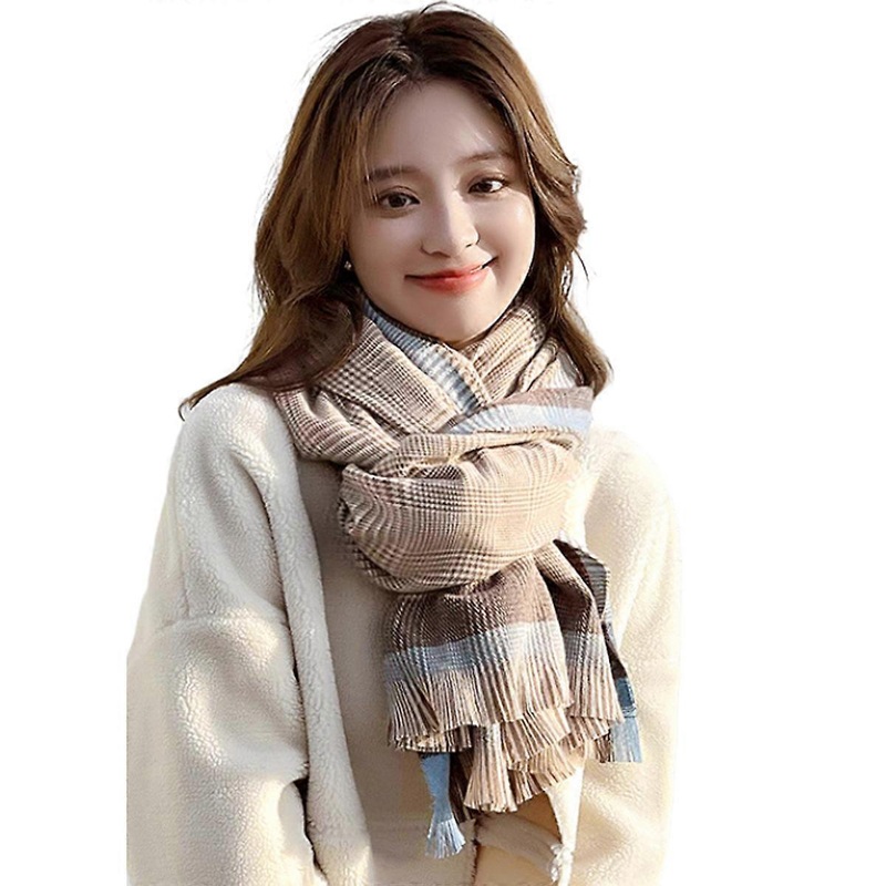 Winter Plaid Scarf, Cashmere Feel Shawl, Oversized Tartan Scarf, Cold Weather | Fruugo SG
