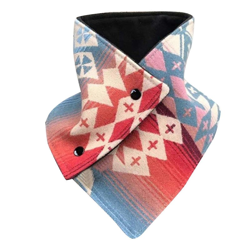 women casual printing scarf fashion retro multi-purpose shawl button scarf | Fruugo SG
