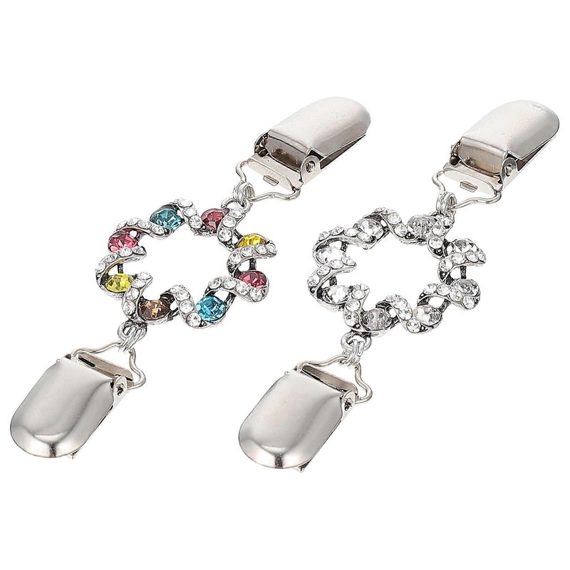 Women Scarf Clips All Match Scarf Buckle Shawl Daily Wear Assorted Color 13X4X1CM Accessory 2Pcs | Fruugo SG