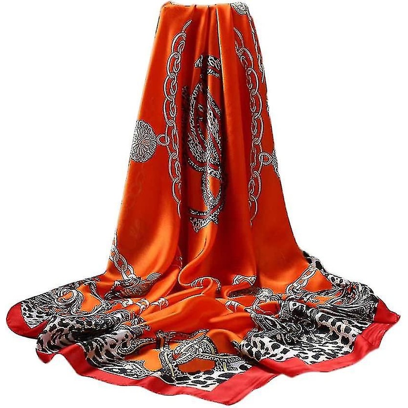 Women Silk Scarf Large Square Head Neck Scarves Lightweight Neckerchief Wraps  Gift | Fruugo SG