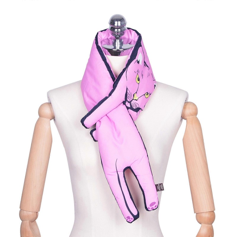 Cartoon Down Padded Scarf for Women Teens Girl Winter Thicken Warm Neck Wrap Unisex Shawl Wrap Cold Weather Neck Warmer  Pink 1 | Fruugo SG