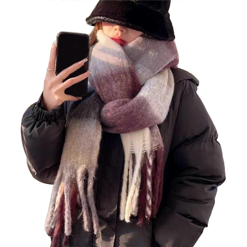 Christmas Fall Winter Scarf Classical Tassels Plaids Scarfs Warm Soft Lightweight Large Blanket Wrap Shawl Scarves  Purple | Fruugo SG