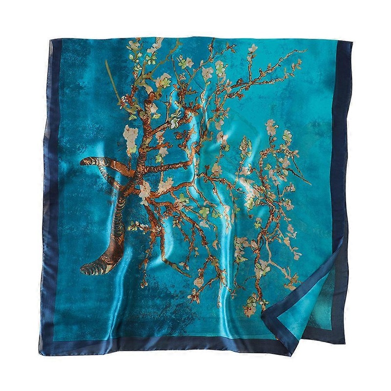 Scarf Women Imitation Silk Shawl Daily Wearing Rectangular Ethnic Style Blue 180.00X80.00X1.00cm Versatile Wear 1Pack | Fruugo SG