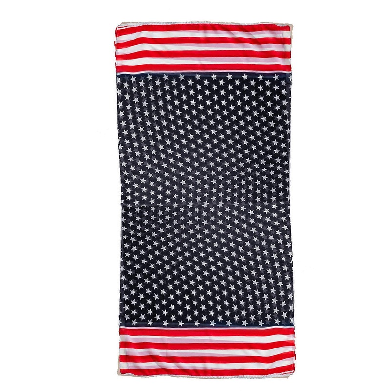 US American Flag Scarf for Female Unisex Shawl Scarf Star and Stripes Print Patriotic Scarf for Memorial Day Carnivals | Fruugo SG