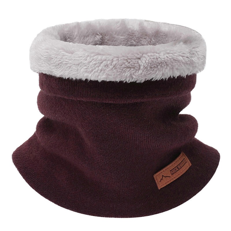 Winter Inner Plush Neck Tube Outdoor Fishing Running Sports Neck Gaiter Camping Hiking Neck Warmer for Adult Unisex  Burgundy | Fruugo SG