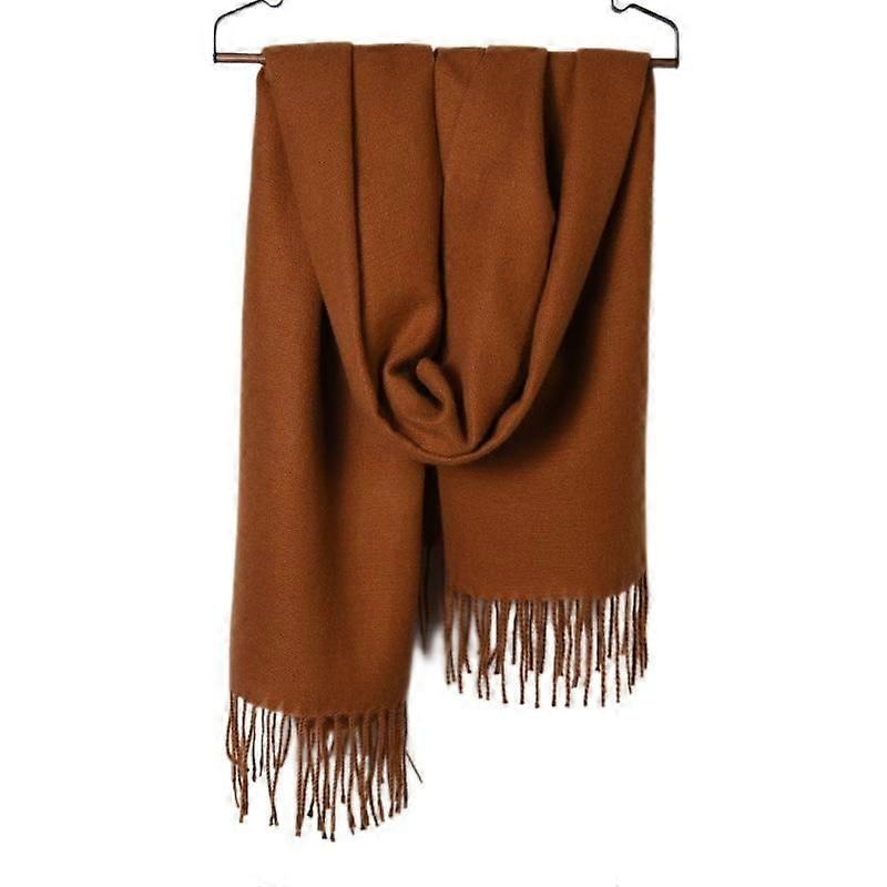 Winter Tartan Scarf – Women Long  Scarves Warm Wool British Style Spinning Tassel Shawl Stole For Women Ladies, Caramel | Fruugo SG