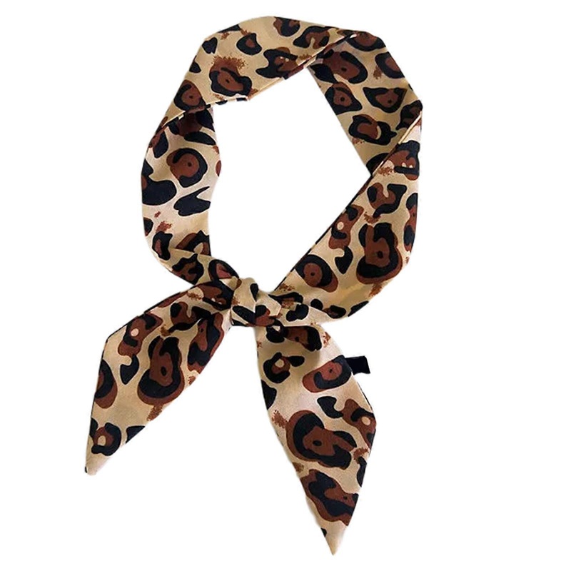 Women’s Neck Scarf Trendy Leopard Designing Slim Scarf Soft And Comfortable Bag Decorative Strap with Vibrant Color  4 yellow leopard | Fruugo SG