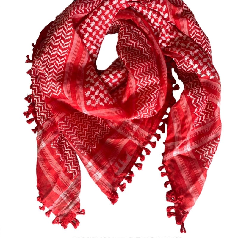 Arab Scarf Jacquard Pattern Adult Tactically Shemagh Scarf Outdoor Tactically Keffiyeh Headscarf Multi Purpose Headscarf  Red | Fruugo SG