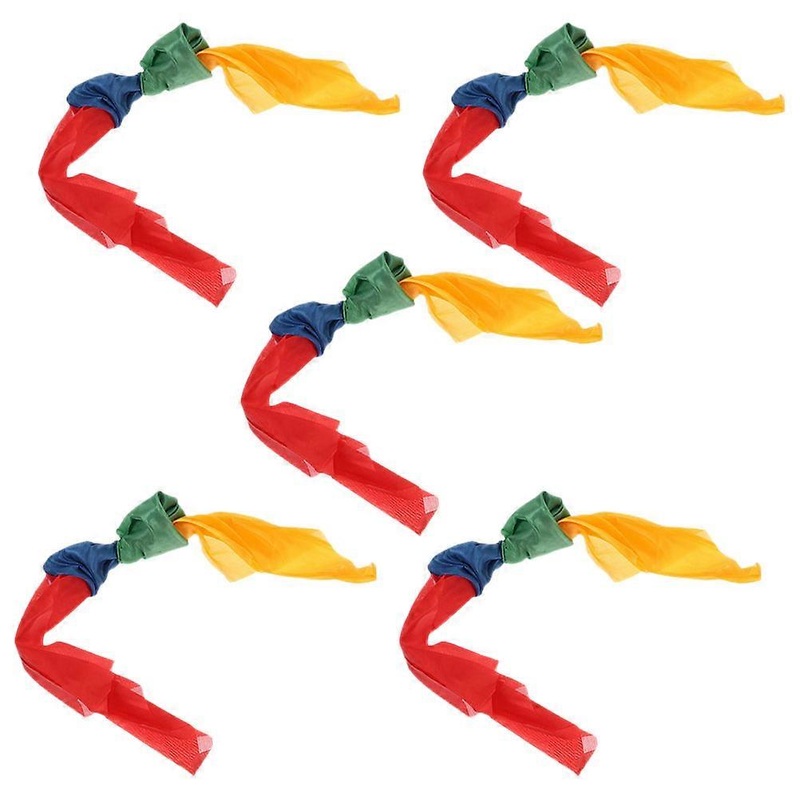 Colorful Magician Trick Gimmick Scarf Scarf Multi Colored Rectangular Simple Design Magician Accessories 5Pcs | Fruugo SG