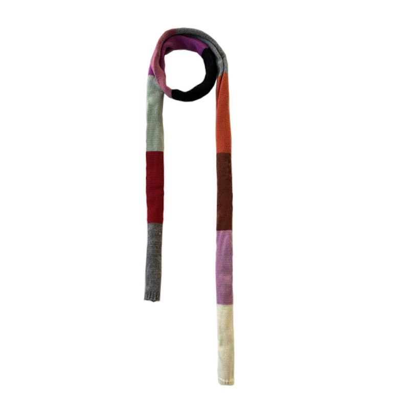 Colorful Striped Scarf for Women Long Skinny Belt Necktie Neck Scarf Girls Scarf Long Neckerchief Skinny Scarves Wrap | Fruugo SG