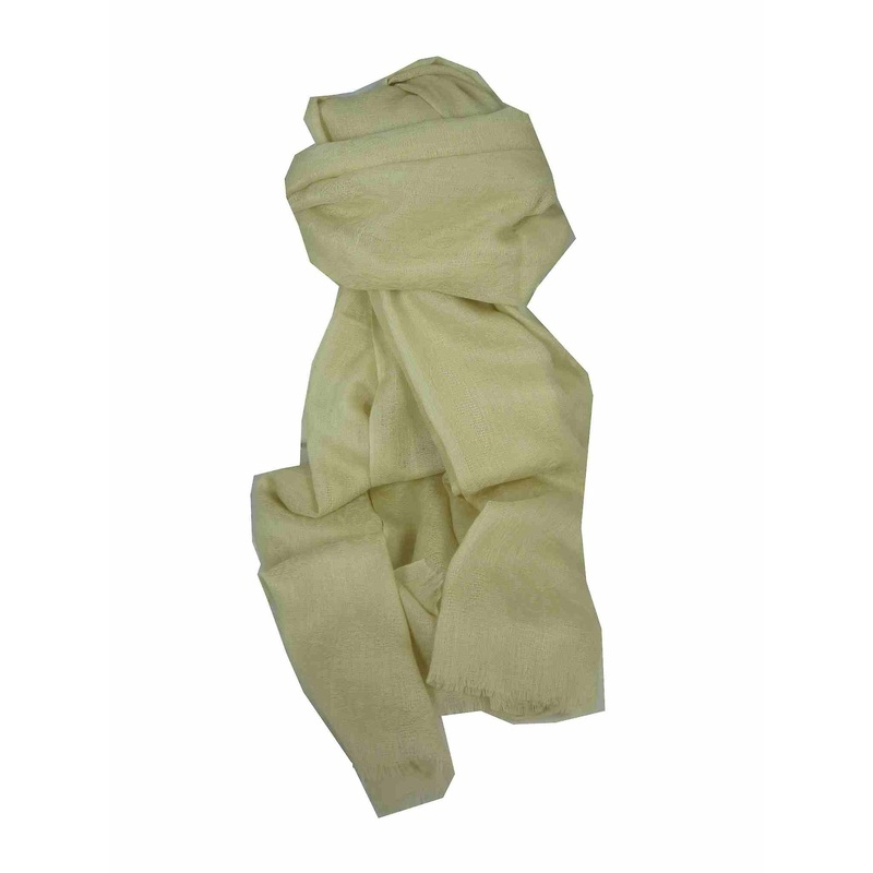 Finest Cashmere Damask Weave Ring Stole in Cream by Pashmina & Silk | Fruugo SG