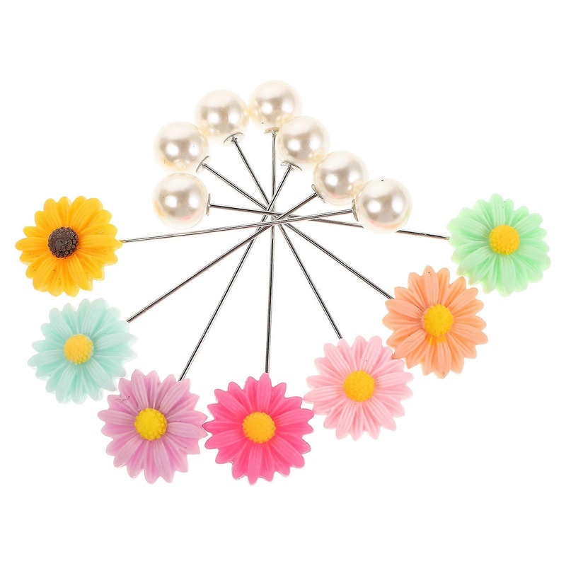 Flower Lapel Pin for Men Suits Rose Floral Scarf Pins Plastic Material 7Pcs | Fruugo SG