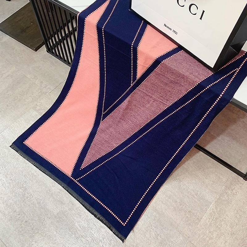 Letter Artificial Cashmere Scarf Women’s Autumn And Winter New Thickened Warm Carriage Air Conditioning Double-sided Shawl | Fruugo SG