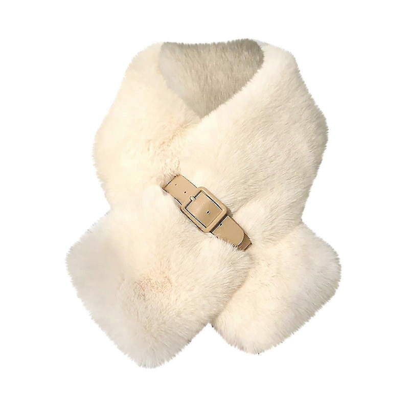 Lovely Women Fashion Winter Faux Villus Scarf Outerwear Lady Scarf Warm Bib | Fruugo SG