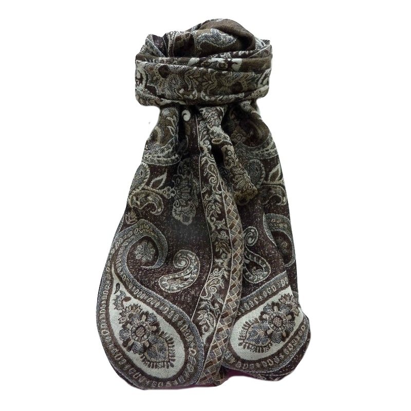 Mens Muffler Scarf 6899 Fine Pashmina Wool By Pashmina & Silk | Fruugo SG
