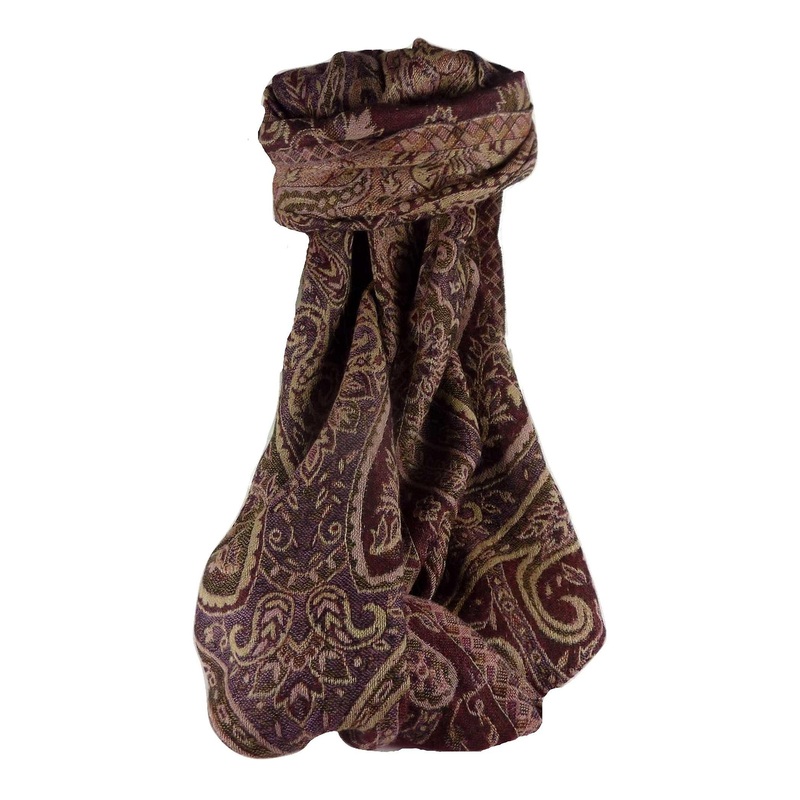 Muffler Scarf 1543 in Fine Pashmina Wool Heritage Range by Pashmina & Silk | Fruugo SG